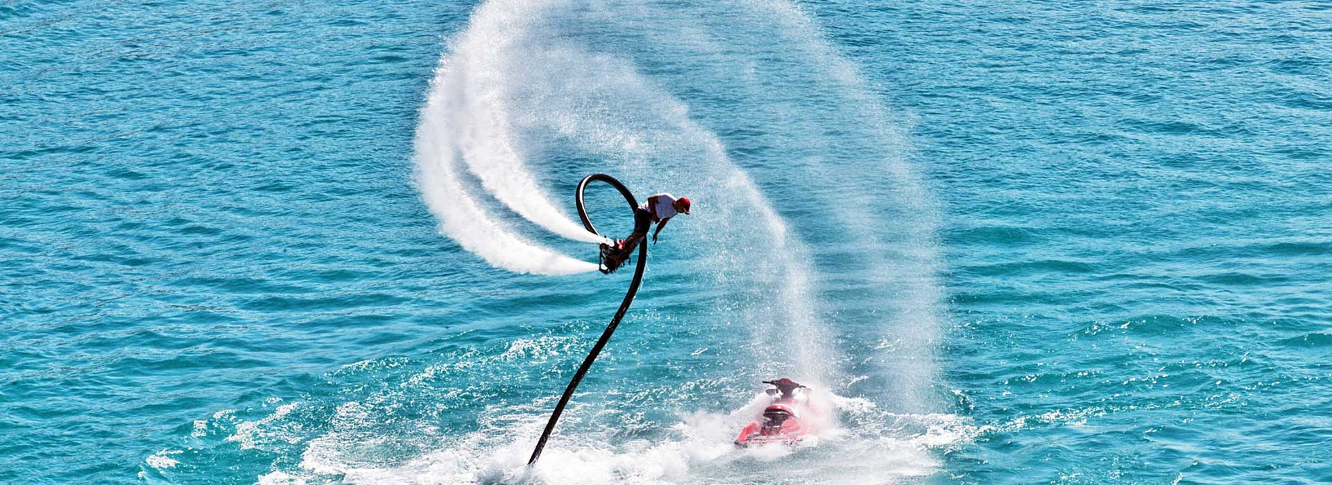 Flyboarding at Turkey Point