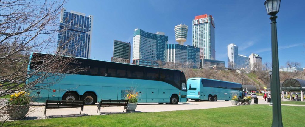 Bus tour of Niagara Falls
