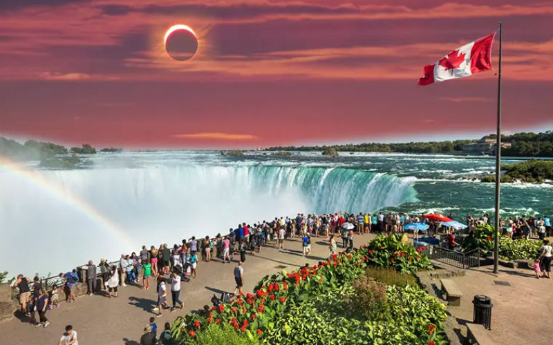 Niagara Falls Total Solar Eclipse Day Tour From Toronto